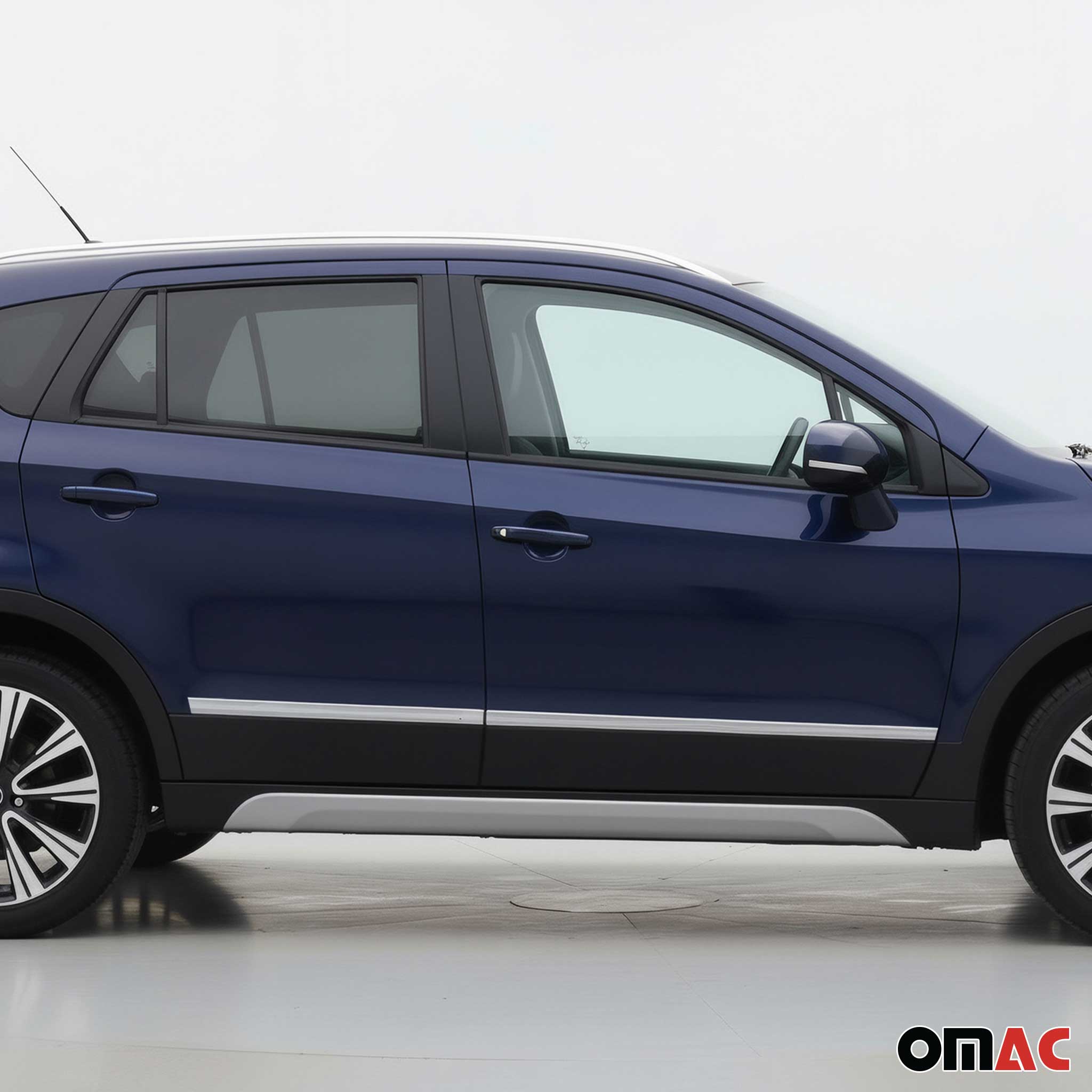 Seitentürleiste Türschutzleiste für Suzuki SX4 S-Cross 2013-2017 Edelstahl 4x