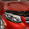 Motorhaube Deflektor Steinschlagschutz für Opel Meriva 2003-2010 Schwarz