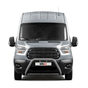 Frontbügel Frontschutzbügel für Ford Transit 2015-2019 mit ABE Silber Rammschutz