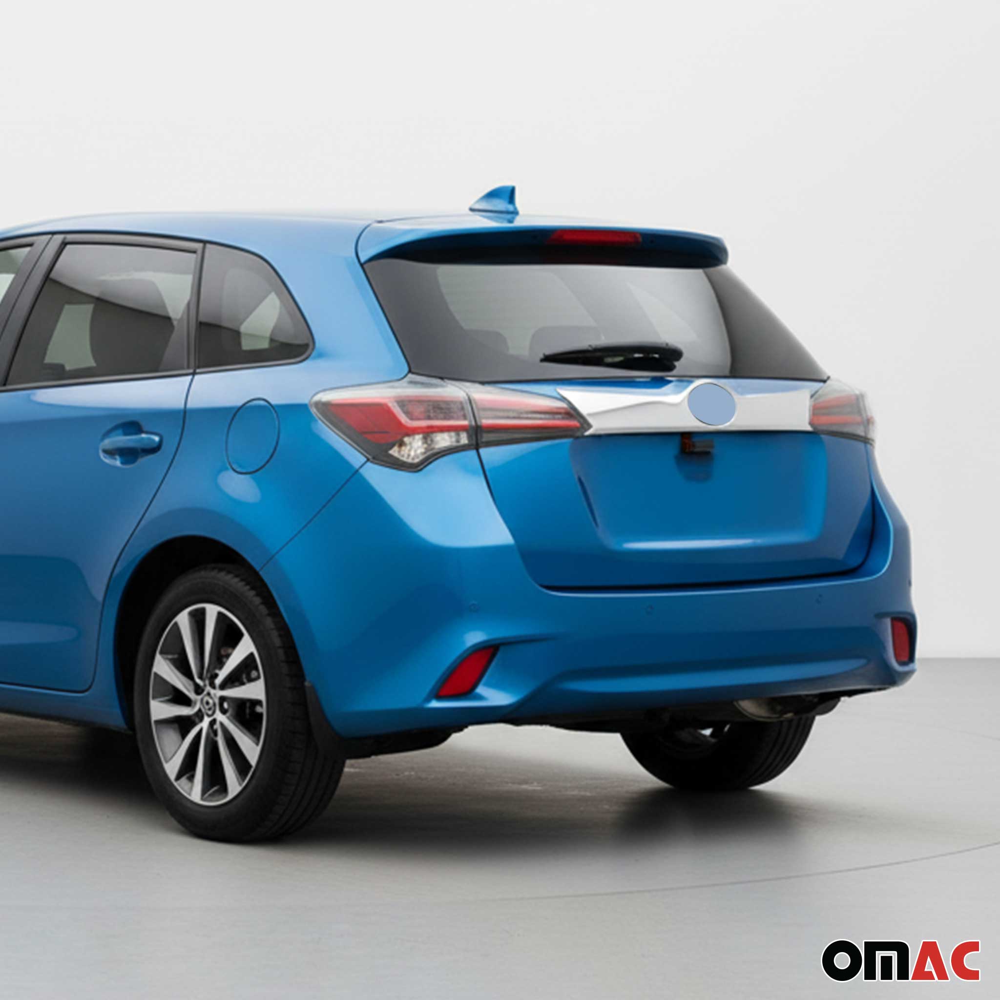 Kofferraumleiste Heckklappe Leiste für Toyota RAV4 2019-2025 Chrom ABS Silber