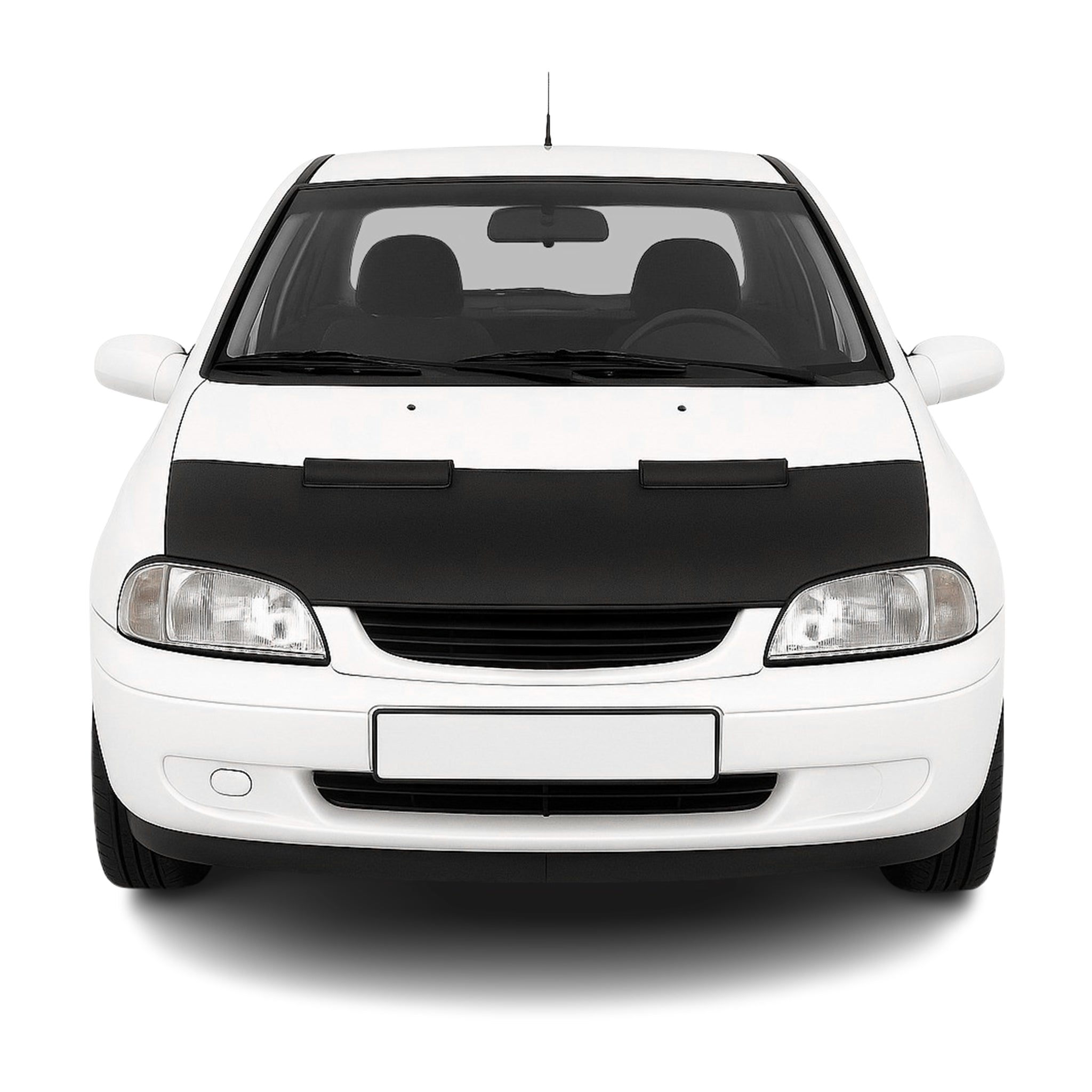 Haubenbra Steinschlagschutz Bonnet Bra für Opel Tigra 1994-2000 Schwarz Halb