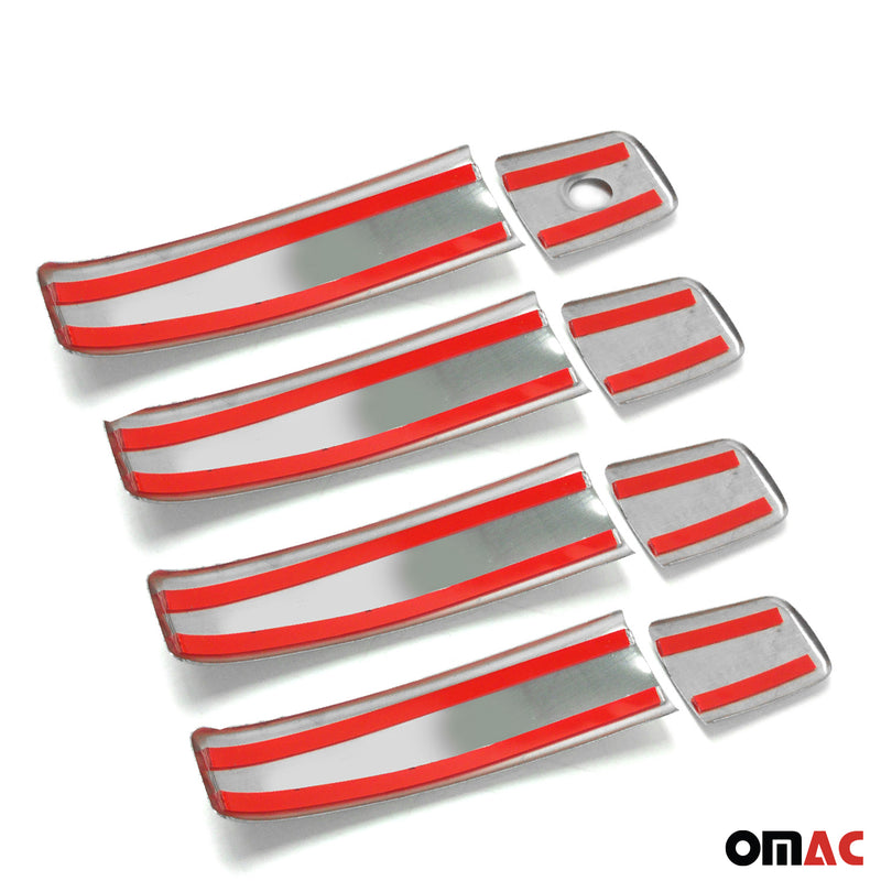 Türgriff Blende Türgriffkappen für Nissan Primastar 2001-2014 4-Tür Edelstahl 8x