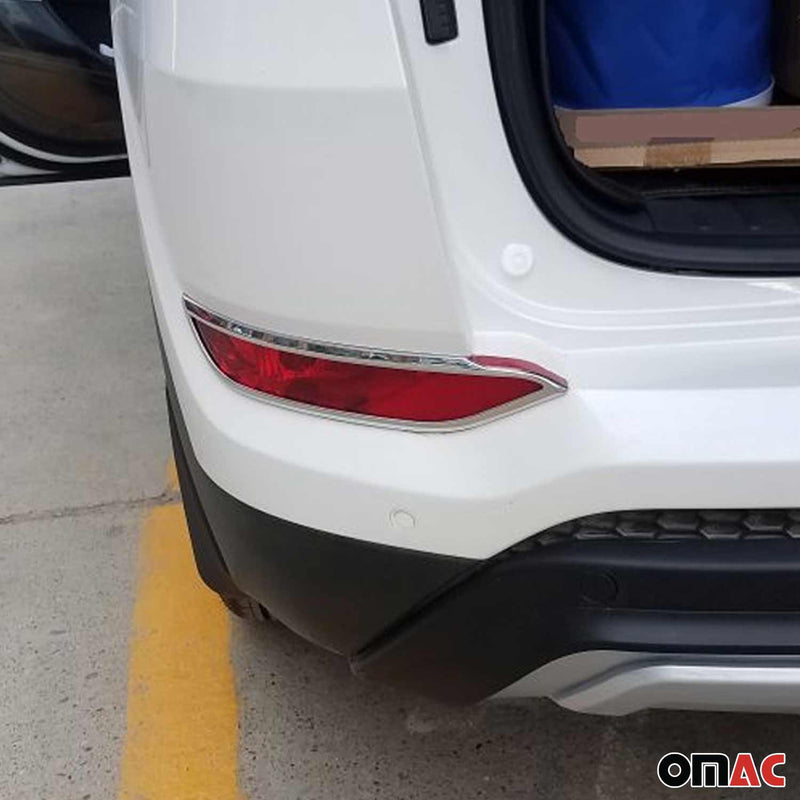 Nebelscheinwerfer Rahmen Umrandung für Hyundai Tucson 2015-2018 Chrom ABS 2x