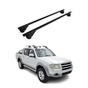Dachträger Grundträger für Ford Ranger II 2006-2011 Stahl Schwarz 2tlg