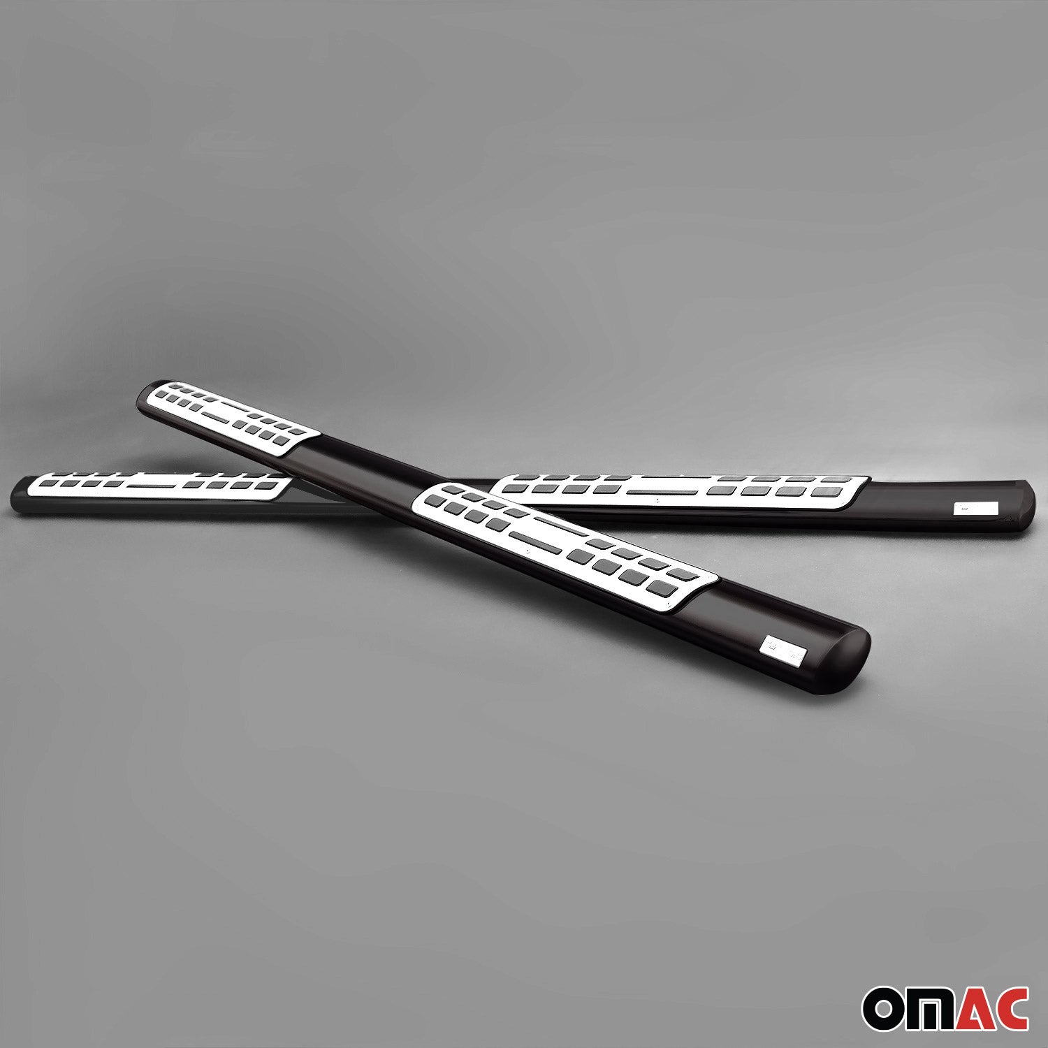 Edelstahl Seitenschweller Schwellerrohre für Honda CR-V Hybrid 2019-2025 Schwarz