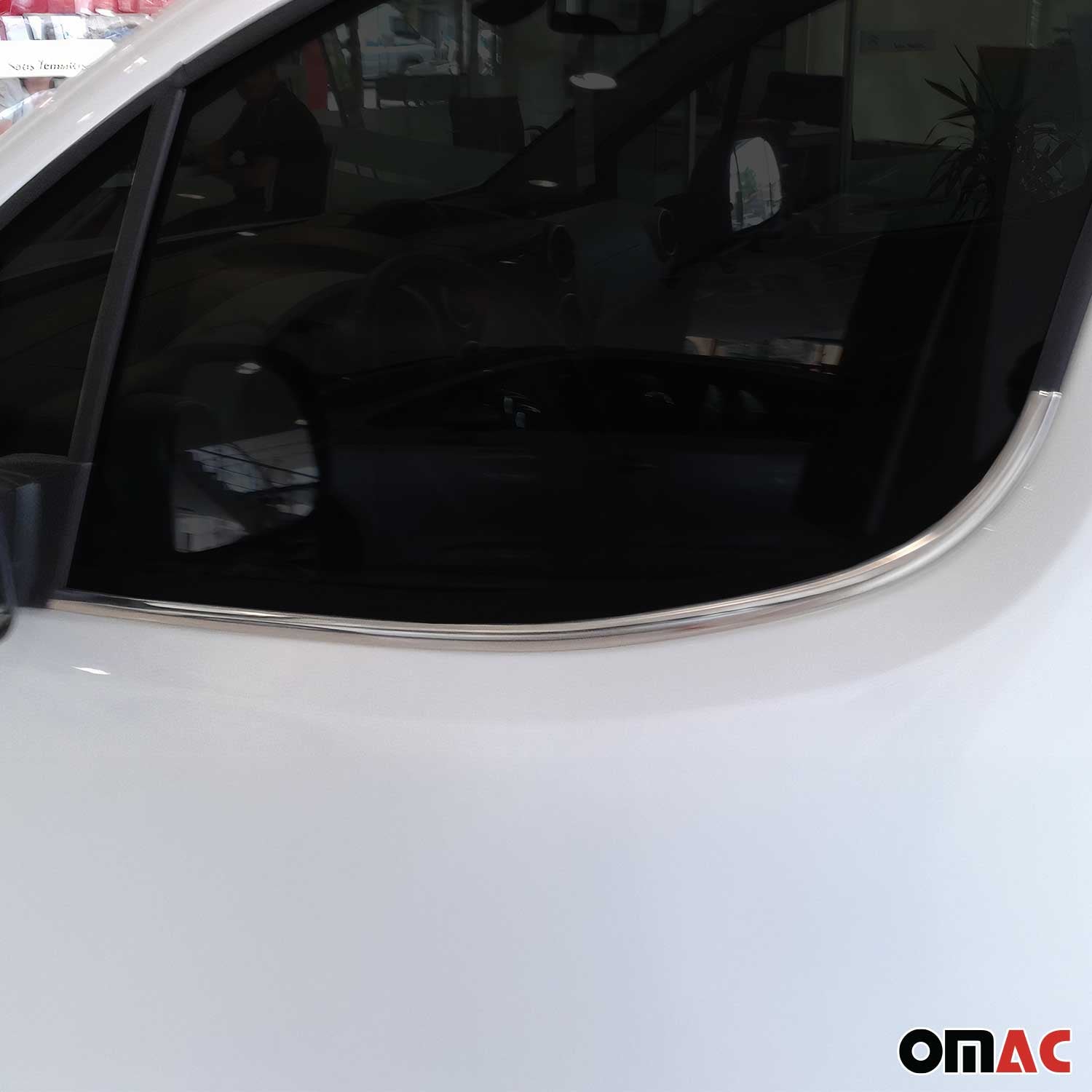 Fensterleisten Zierleisten für Peugeot Partner Citroen Berlingo 2008-2018 Chrom