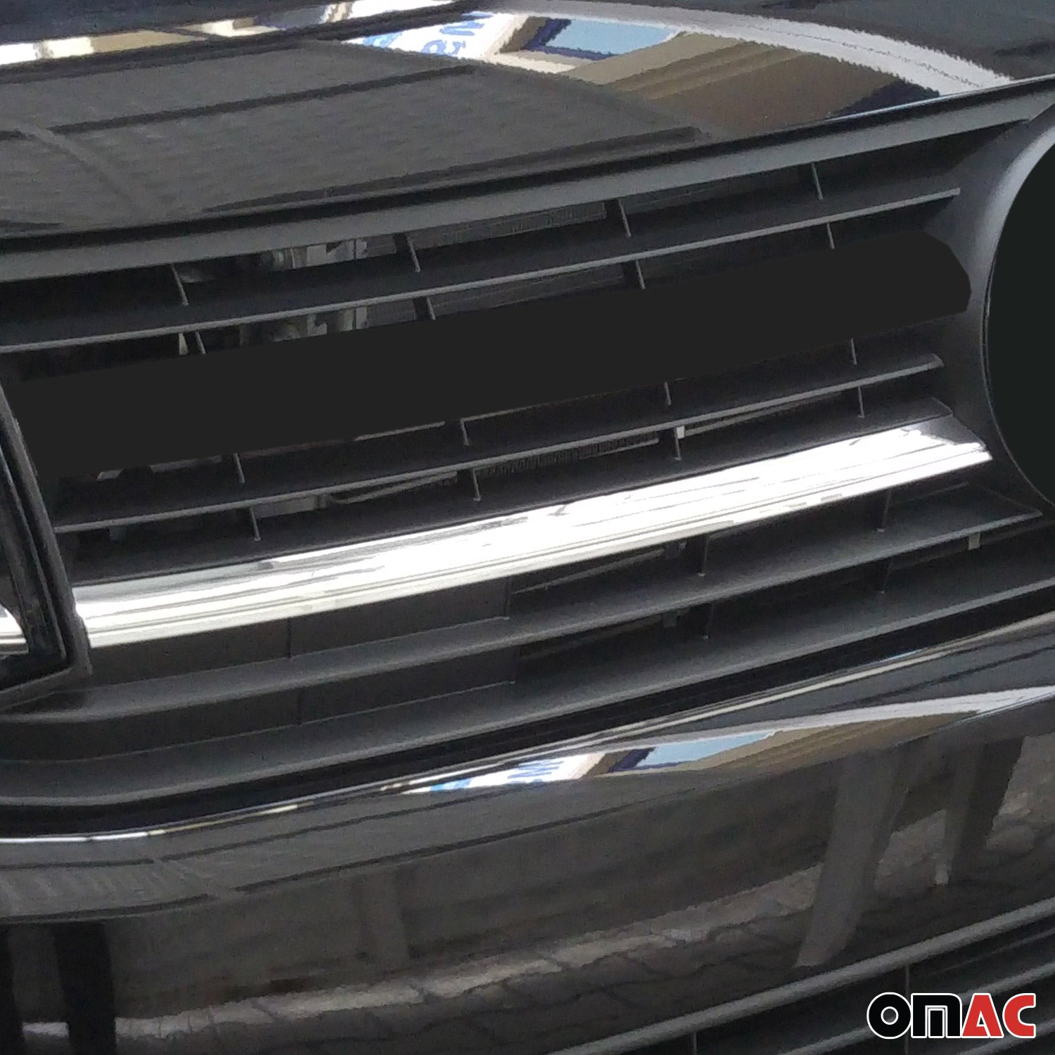 Kühlergrill Leisten für VW T6 Transporter Caravelle 2015-2019 Highline Chrom 2x
