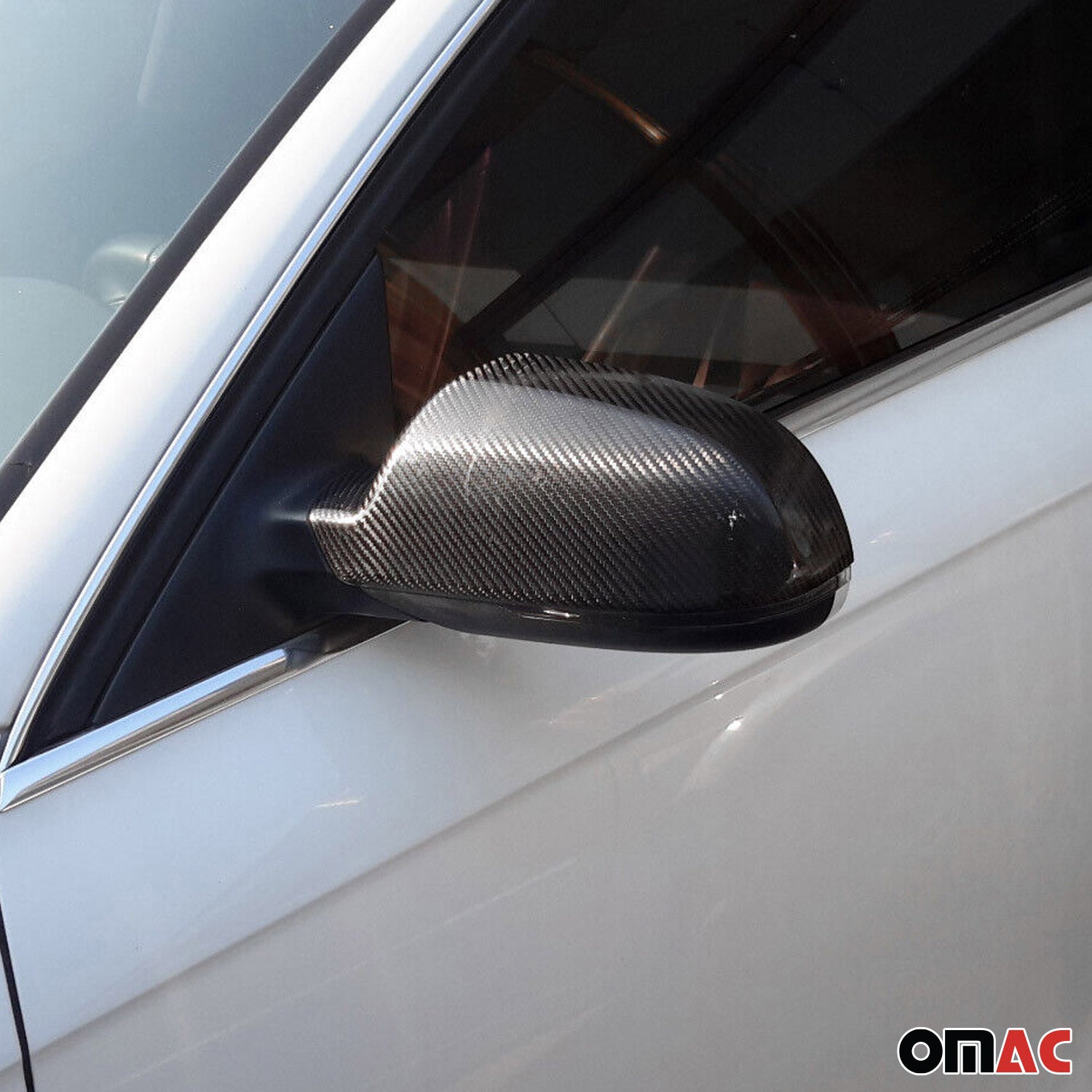 Spiegelkappen für Audi A3 A4 A5 2008-2013 Carbon B-Ware