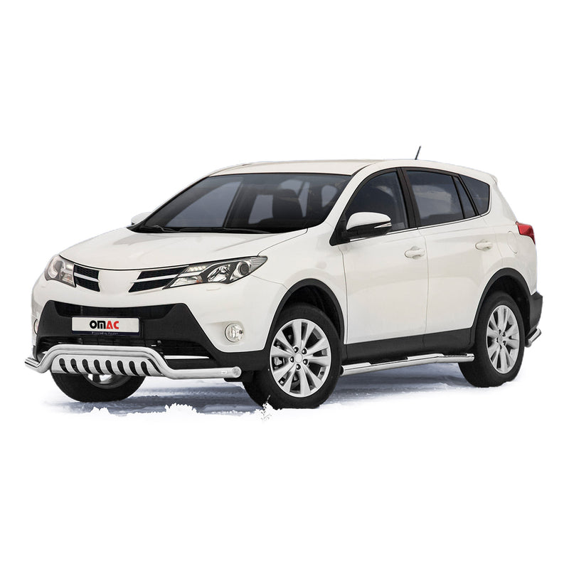 Frontbügel Frontschutzbügel für Toyota RAV4 2013-2015 Edelstahl mit ABE Silber