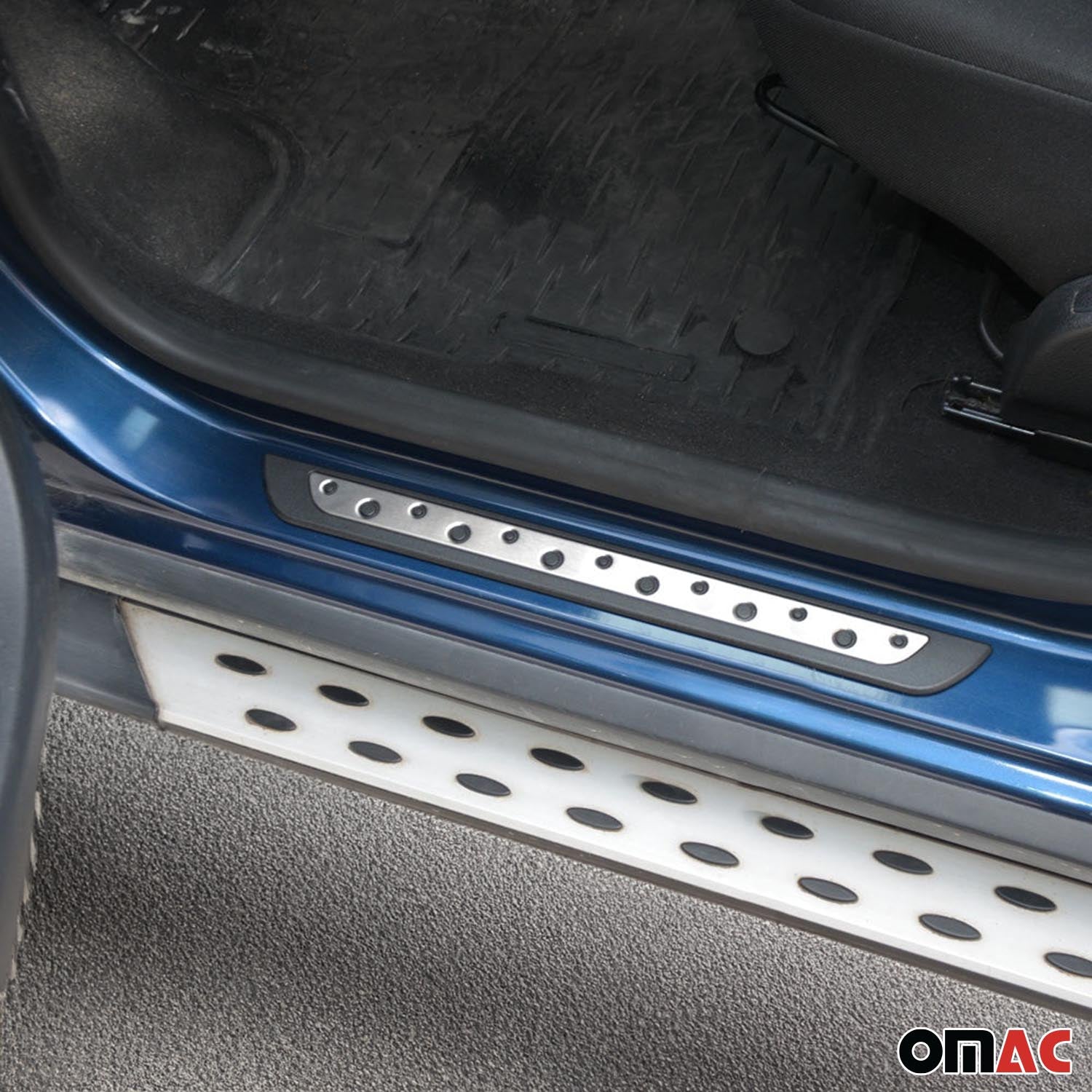 Einstiegsleisten Türschweller für Seat Alhambra 1996-2026 Edelstahl Chrom 4tlg