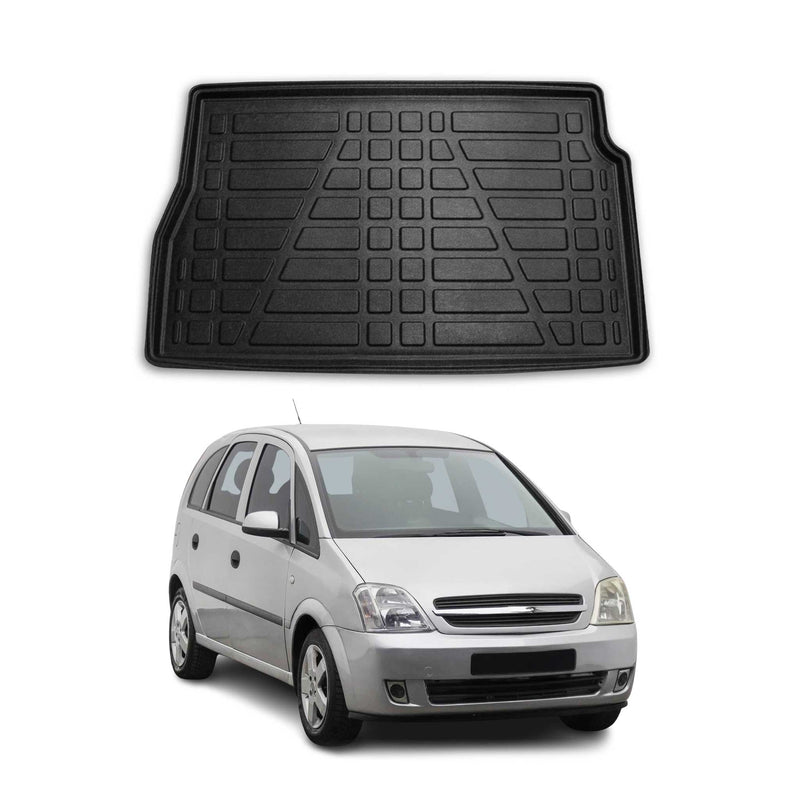 Kofferraumwanne Laderaumwanne für Opel Meriva 2002-2010 Gummi TPE Schwarz