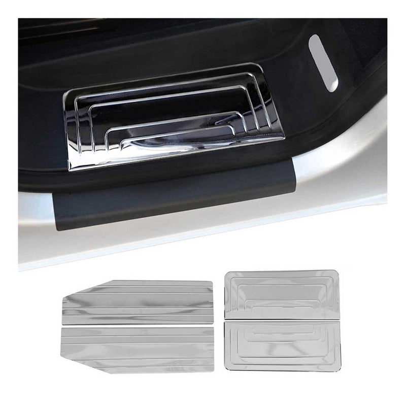 Einstiegsleisten Schweller für VW Transporter T5 2003-2015 Doppelkabine Chrom 4x