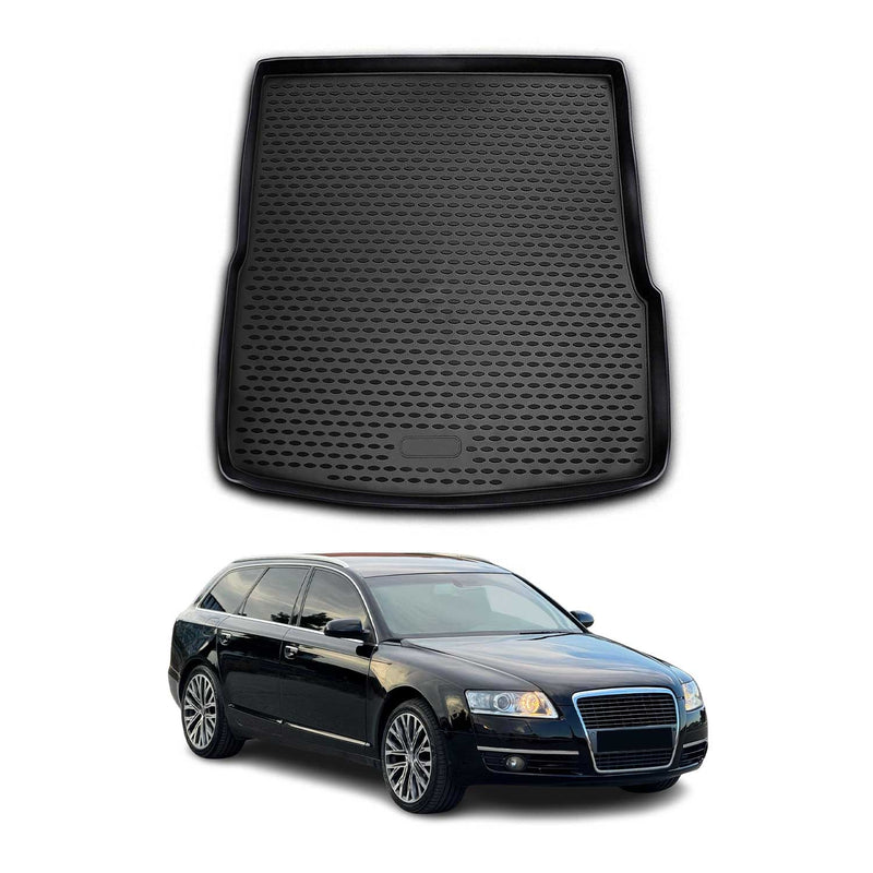 Kofferraummatte Kofferraumwanne für Audi A6 Avant Allroad C6 2004-2011 Gummi TPE