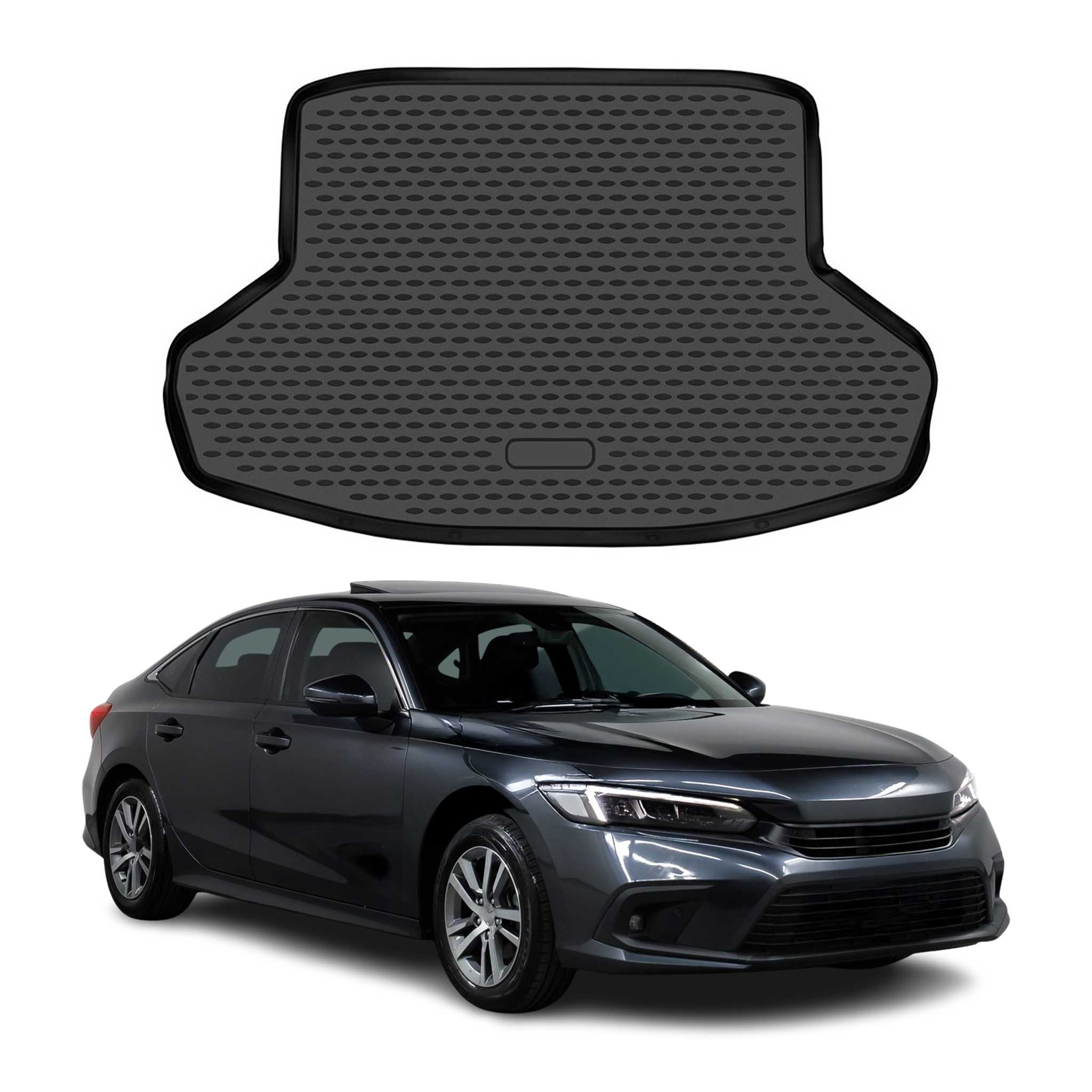 Kofferraummatte Laderaumwanne für Honda Civic mk11 Limo 2022-2026 TPE Schwarz