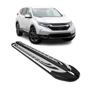 Trittbretter Seitenschweller Seitenbretter für Honda CR-V 2017-2022 Schwarz Alu