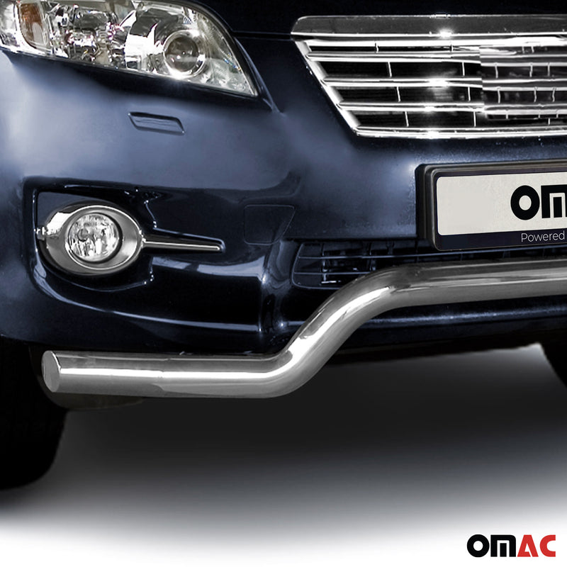 Frontbügel Frontschutzbügel Schutz für Toyota RAV4 2010-2013 Stahl ABE Silber