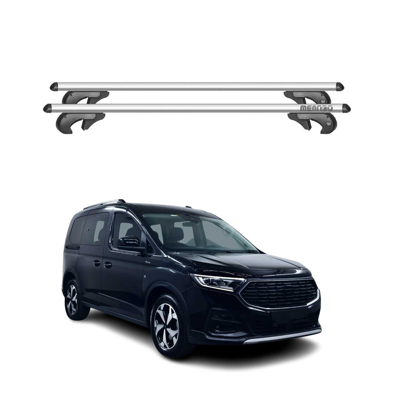 Menabo Dachträger Grundtäger für Ford Tourneo Connect 2021-2025 90kg Alu Grau 2x