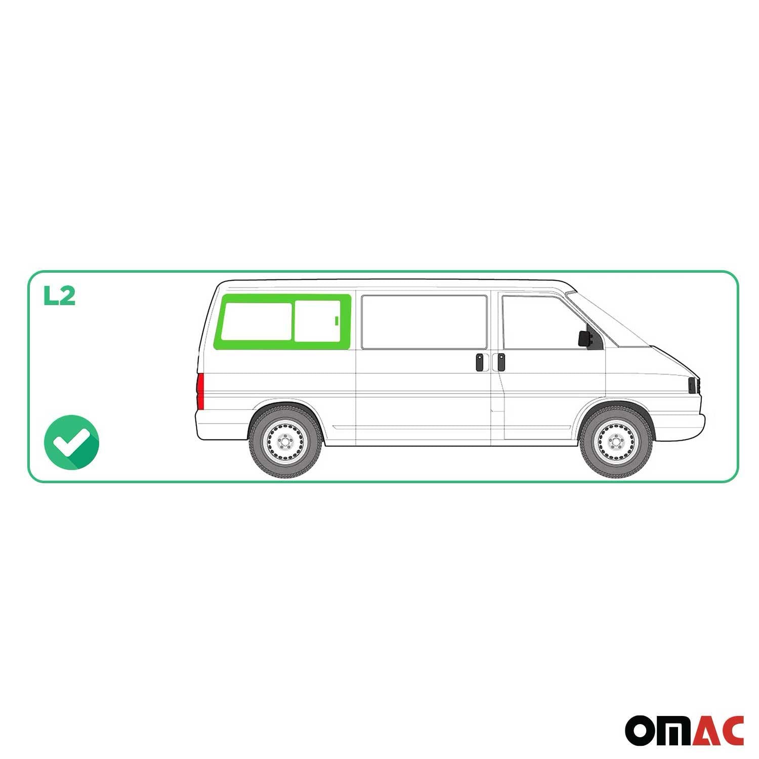 Seitenfenster Schiebefenster für VW T4 Transporter 1990-2003 Hinten Rechts L2