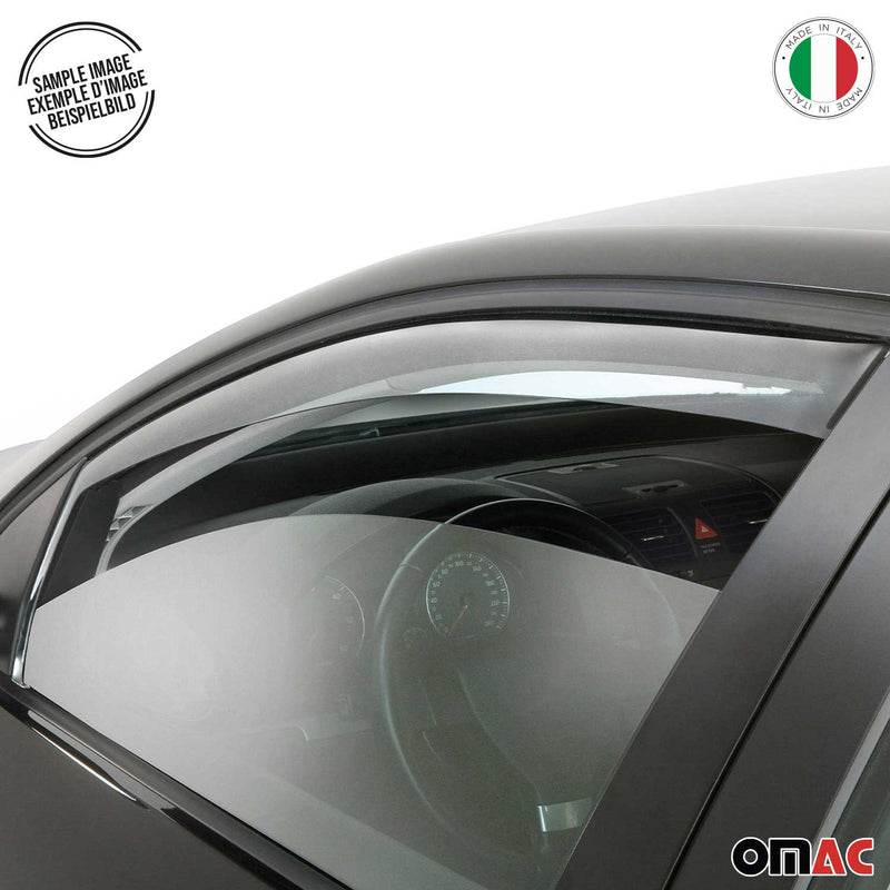 Windabweiser Regenabweiser für Volvo S60 2000-2009 Dunkel Acryl 2tlg