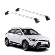 Dachträger für Hyundai i20 Active GB 2015-2020 5 tür 100kg Alu Silber 2x ABE