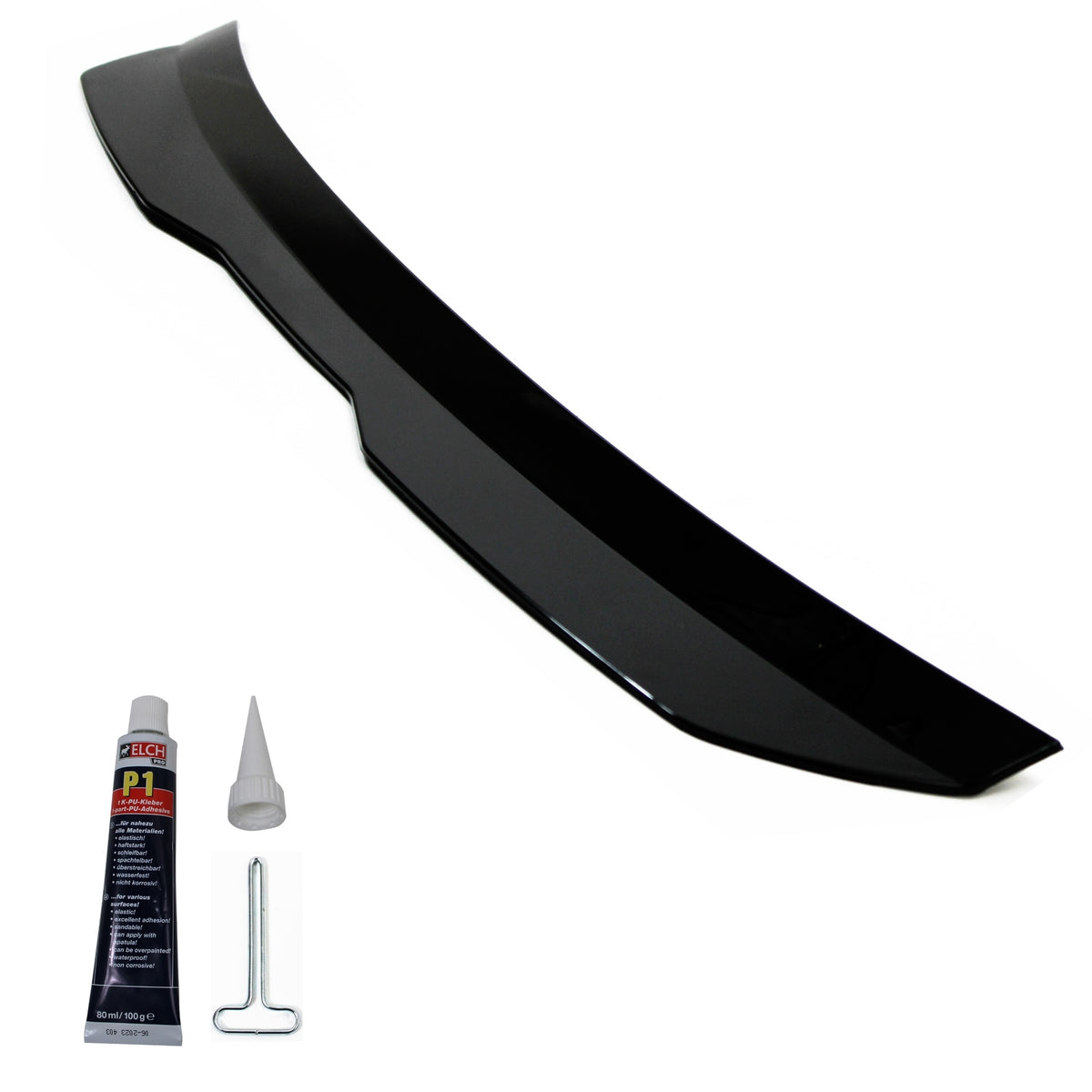 JOM Dachkantenspoiler für VW Golf (6/ 7) 2008-2020 schwarz glänzend Sport-Design