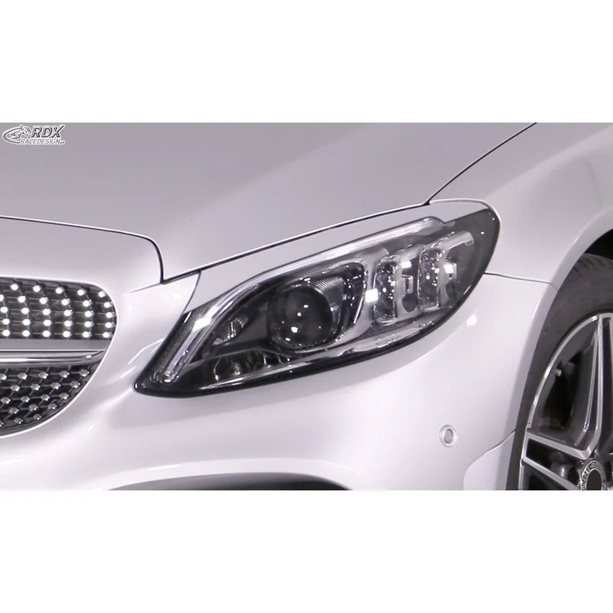 RDX Scheinwerferblenden für Mercedes C-Klasse W205 Limo/Estate/Coupé 2014-2021