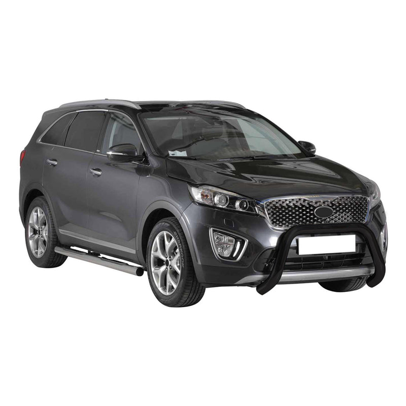 Frontbügel Frontschutzbügel für Kia Sorento 2014-2017 ø76mm Stahl Schwarz Schutz