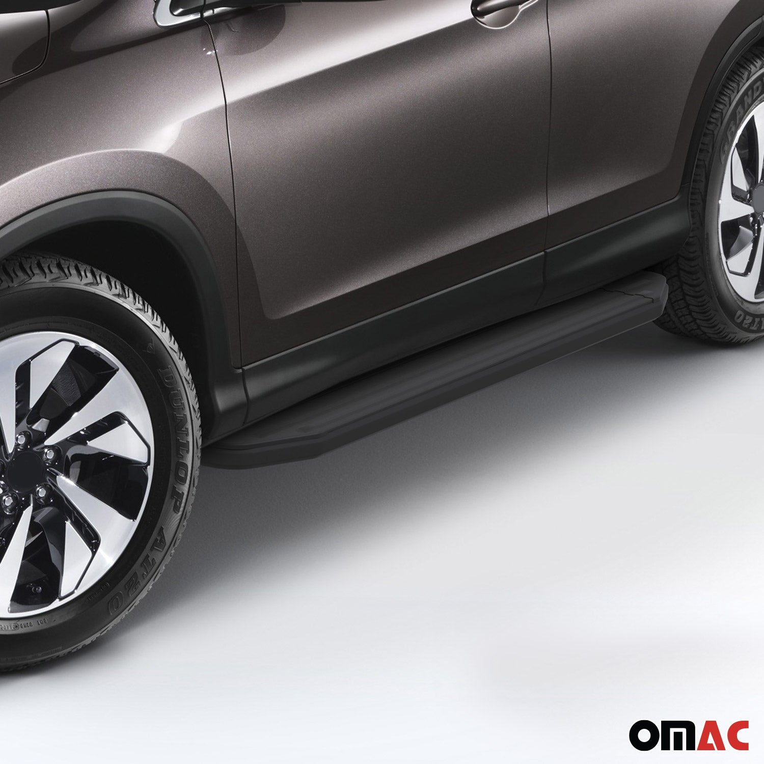 Trittbretter Seitenschweller für Honda CR-V 2012-2016 Alu Schwarz ABE