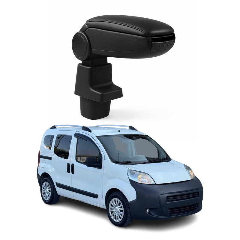 Mittelarmlehne Armlehne für Peugeot Bipper 2007-2024 PU-Leder ABS Schwarz