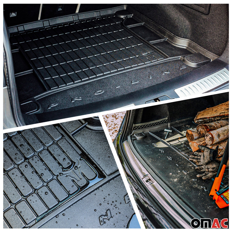 OMAC Fußmatten & Kofferraumwanne Set für Audi A4 B9 Limo 2015-2025 Gummi 5x