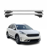 Menabo Dachträger Grundtäger für Kia Niro I 2017-2022 Aluminium Silber 2 tlg