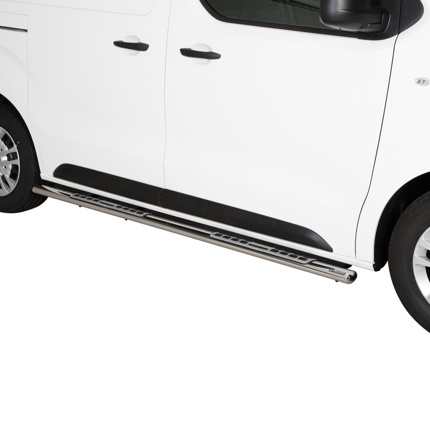 Stahl Seitenschweller Schwellerrohre für Peugeot Expert 2016-2026 L1 Kurzer Grau