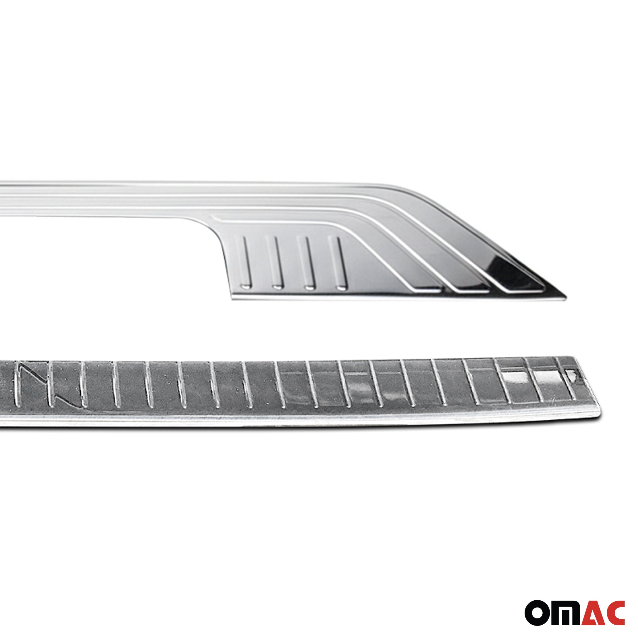 Ladekantenschutz & Stoßstange Satz für Mercedes Vito W447 2014-26 Chrom Glänzend