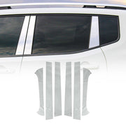 B-Säule C-Säule Türsäulen Verkleidung für Fiat Panda 2012-2021 Chrom Silber 6tlg