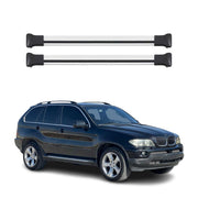 Dachträger Grundtäger für BMW X5 E53 1999-2006 75kg Aluminium Silber 2tlg