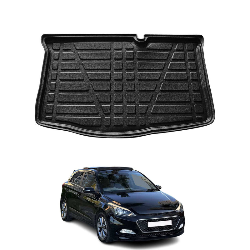 Kofferraumwanne Laderaumwanne für Hyundai i20 2014-2020 Gummi TPE Schwarz
