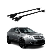 Menabo Dachträger Grundtäger für Cadillac SRX 2010-2016 75kg Alu Schwarz 2tlg