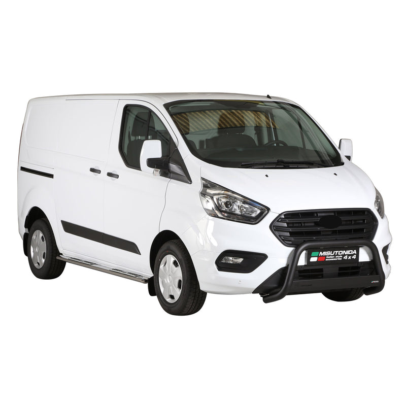 Frontschutzbügel für Ford Transit Custom Kurzer RS 2018-2021 Schwarz Ø 63 mm