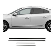 Seitentürleiste Türleisten für Volvo S60 II 2011-2018 Limo Aluminium Matt 4tlg