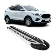 Trittbretter Seitenschweller für MG ZS 2017-2026 Silber Aluminium 2 tlg