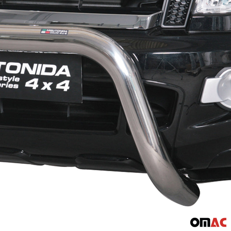 Frontbügel Frontschutzbügel für Ford Ranger 2012-2015 ø76mm Stahl Silber Schutz