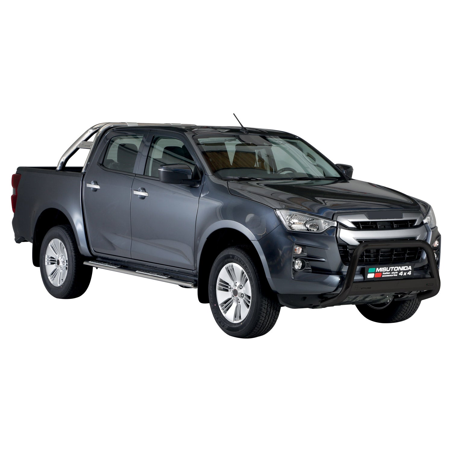 Frontbügel Frontschutzbügel für Isuzu D-Max 2019-2022 Pre-FL ø63mm Stahl Schwarz