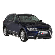 Frontbügel Frontschutzbügel für VW Tiguan Allspace 2016-2024 ø76mm Stahl Silber
