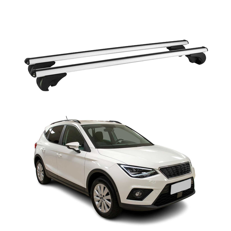 Dachträger Grundtäger für Seat Arona 2017-2025 75kg Aluminium Silber 2tlg