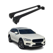 Dachträger Gepäckträger für Volvo V90 V90 Cross Country 2017-24 ABE Schwarz
