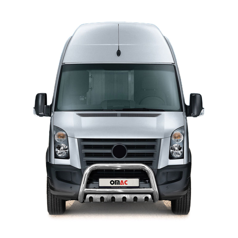 Frontbügel Frontschutzbügel für VW Crafter 2006-2017 mit ABE Edelstahl Silber