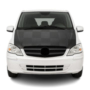 Haubenbra Steinschlagschutz Bonnet Bra für Mercedes Vito W639 2003-2014 Kariert