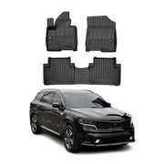 OMAC Gummi Fußmatten für Kia Sorento 2021-2026 Hybrid Premium Gummi Schwarz 3tlg