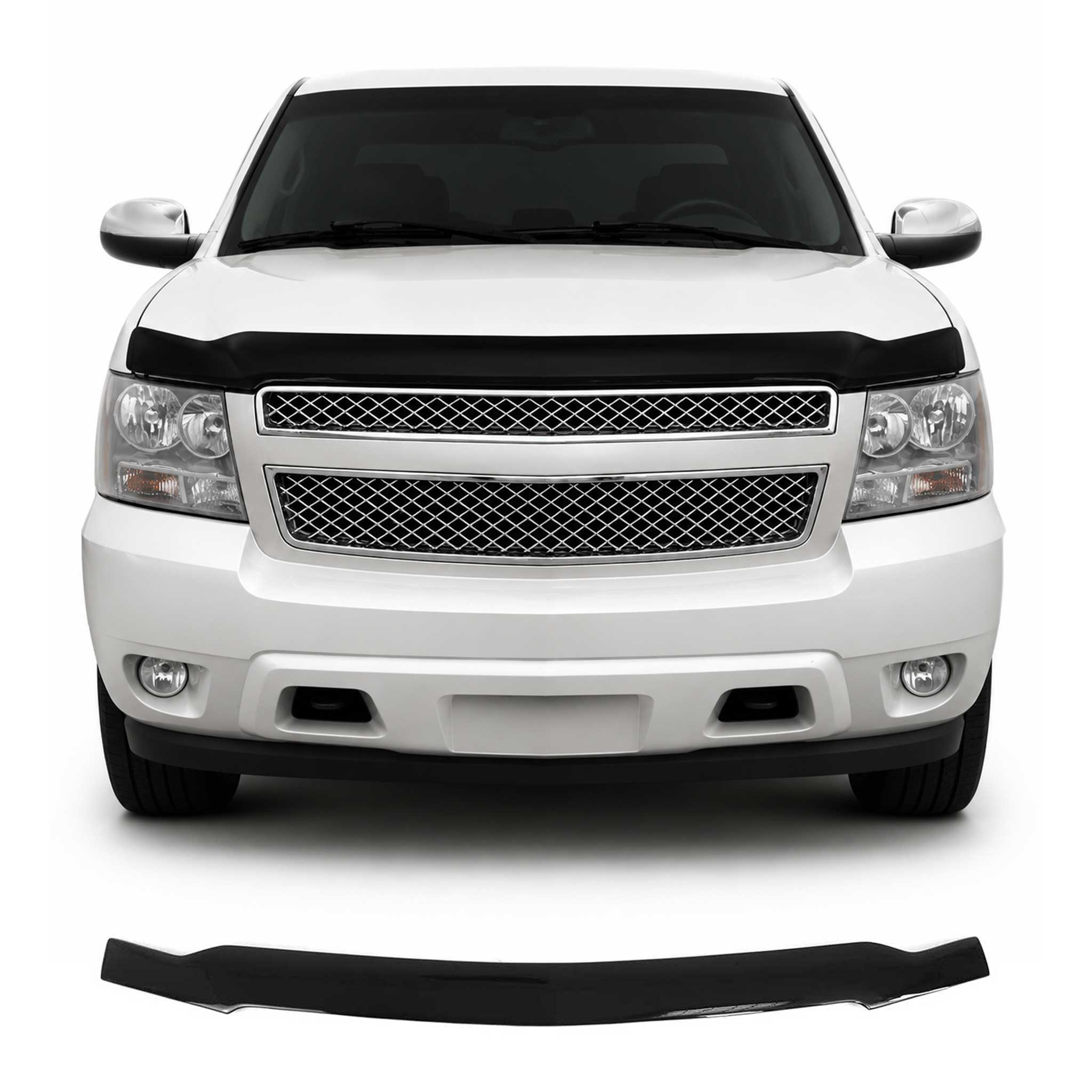 Motorhaube Deflektor Insektenschutz für Chevrolet Avalanche 1500 2007-13 Dunkel
