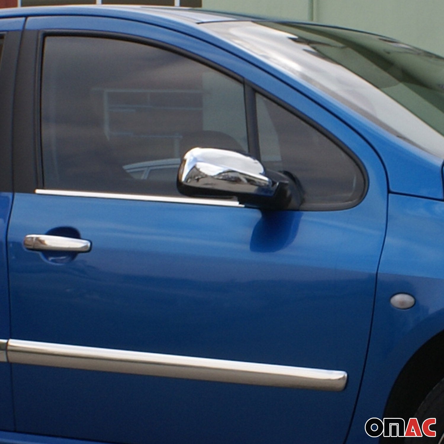 Spiegelkappen Spiegelabdeckung für Citroen X-Sara 1997-2005 Chrom ABS Silber
